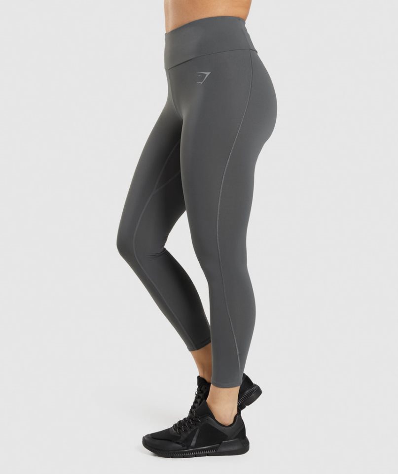 Women's Gymshark Speed Leggings Grey | CA 6751NA